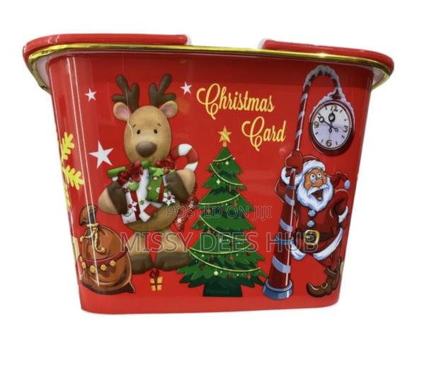 Christmas Themed Plastic Basket photo 4