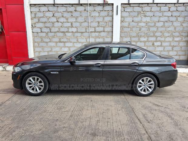 BMW 5 Series 2014 Gray photo 4