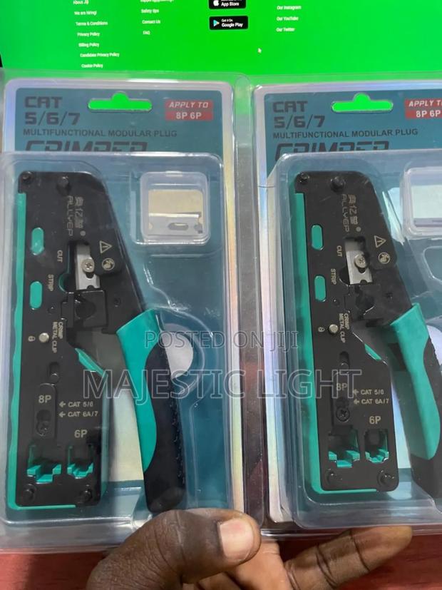 Rj 45 Crimper Tool Pass Through photo 5