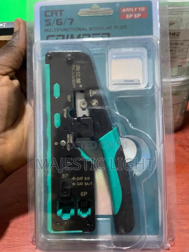 Rj 45 Crimper Tool Pass Through photo 6