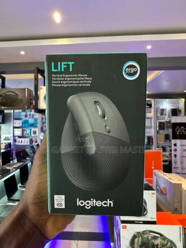 Logitech Lift Vertical Ergonomic Wireless Mouse
