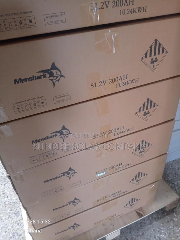 Solar Lithium Battery 51.2v 200ah photo 3