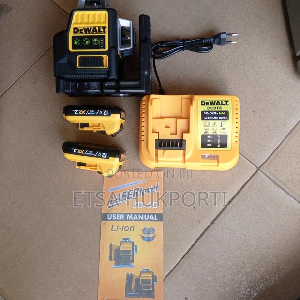 Dewalt Dw089lg 3d/4d Lines Degree Vertical Lines Laser Level FRM Italy