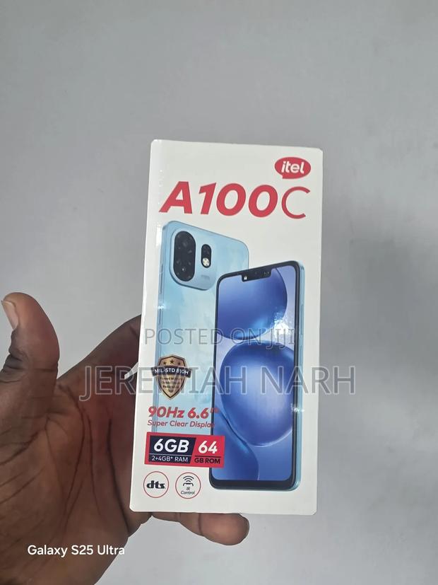 New Itel A100C 64 GB Blue