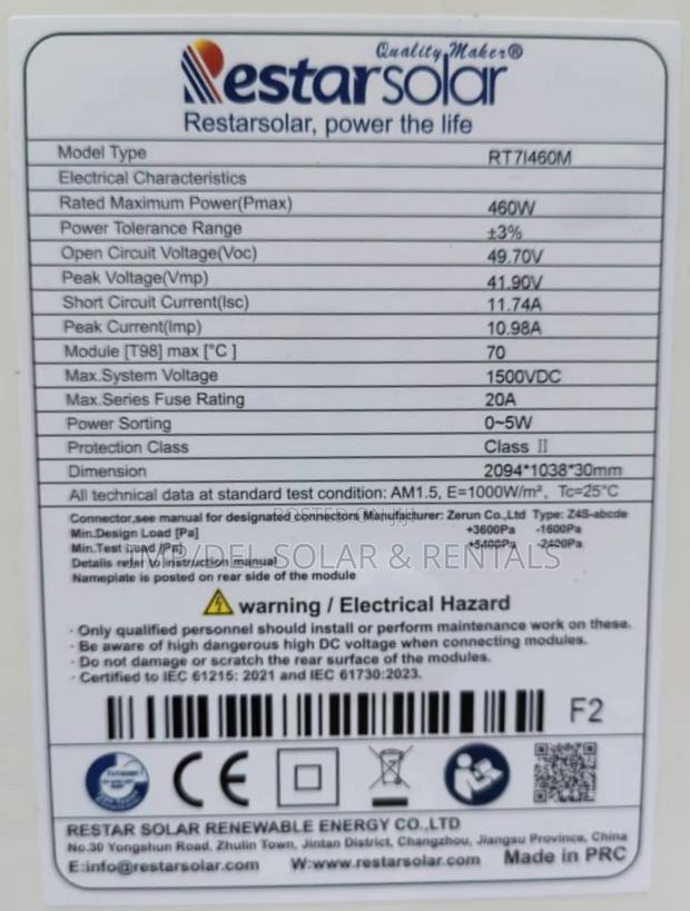 460w Mono Half-Cut Solar Panel photo 7