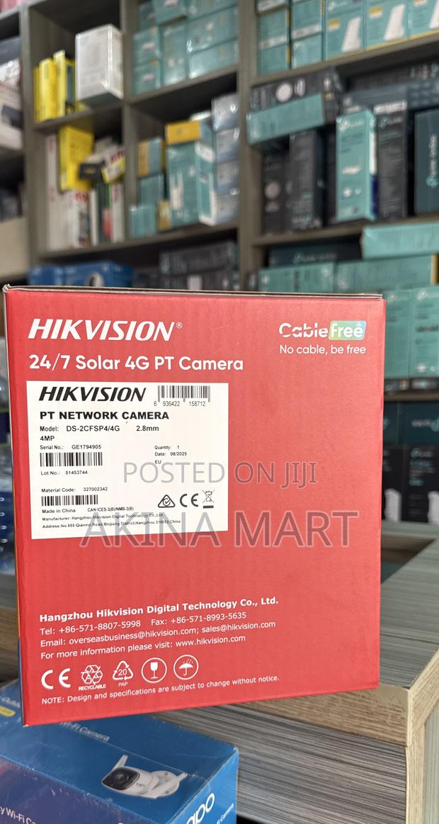 Hikvision Solar Pt Camera 4g 24/7 Aov Sp4 photo 3