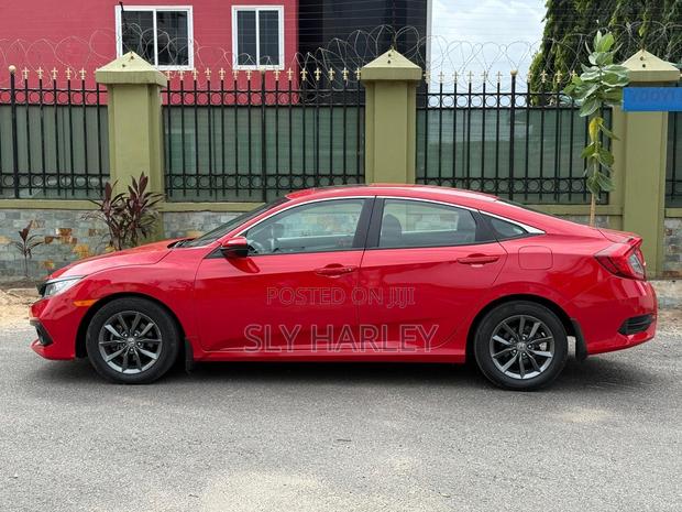 Honda Civic EX 2021 Red photo 2