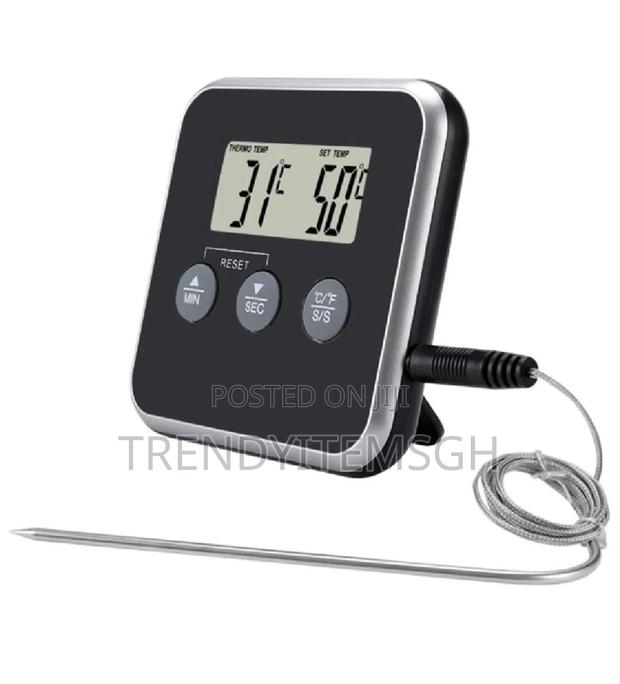 Multifunctional Kitchen Thermometer With Timer