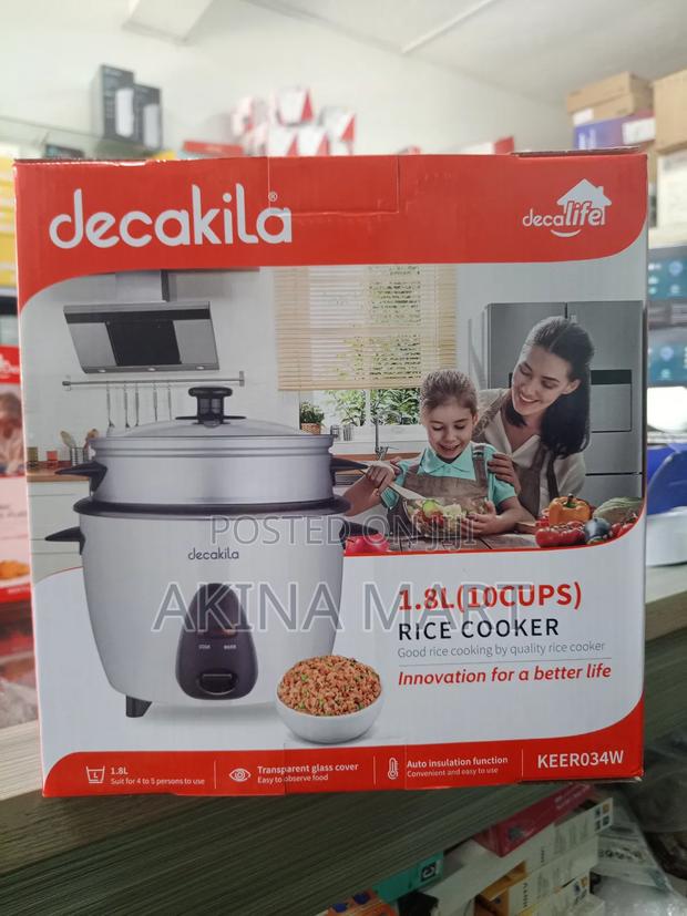 Decakila Rice Cooker 1.8l (Keer034w)