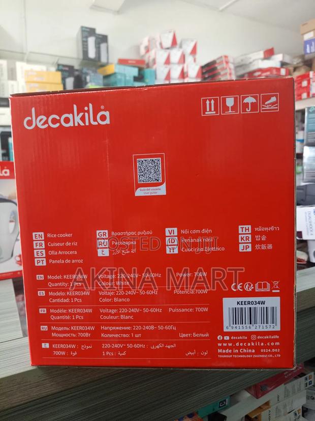 Decakila Rice Cooker 1.8l (Keer034w) photo 2