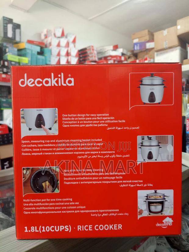 Decakila Rice Cooker 1.8l (Keer034w) photo 3