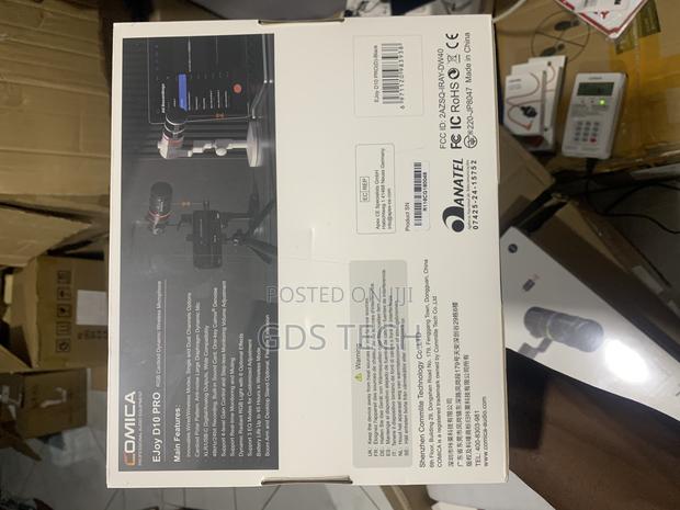 Podcast Micro-(Comica Ejoy D10 Pro RGB Cardioid Dynamic Wireless Mic photo 2