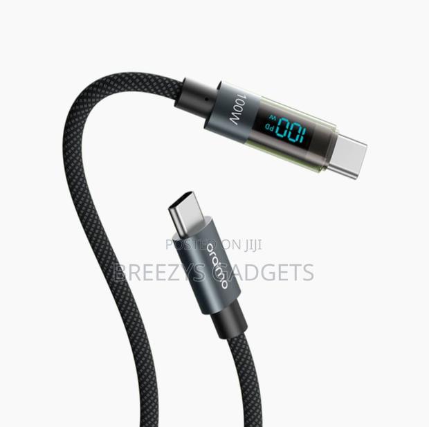 Oraimo Digiline 100 Watts Type C to C Data Cable With Display photo 3