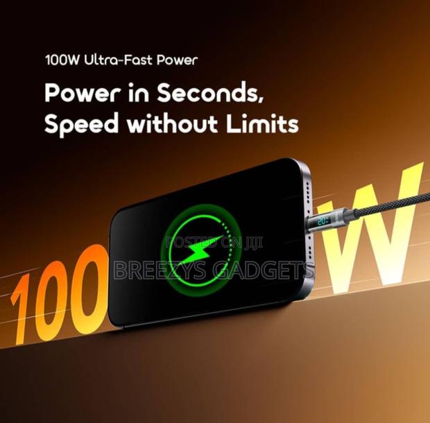 Oraimo Digiline 100 Watts Type C to C Data Cable With Display photo 8