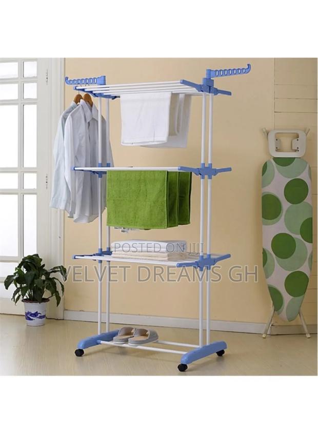 3-Layer Foldable Portable Practical Clothes Drying Rack