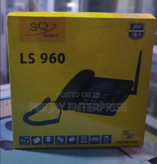 Sq Mobile Ls 960 Dual Sim Gsm Wireless Landline Desktop Phone