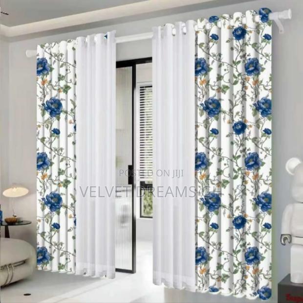 4pcs Curtain Set Beauty Privacy Combined