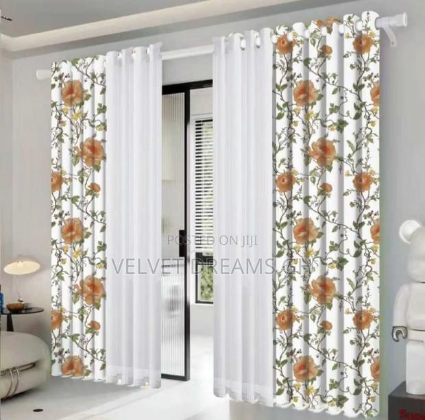 4pcs Curtain Set Beauty Privacy Combined photo 2