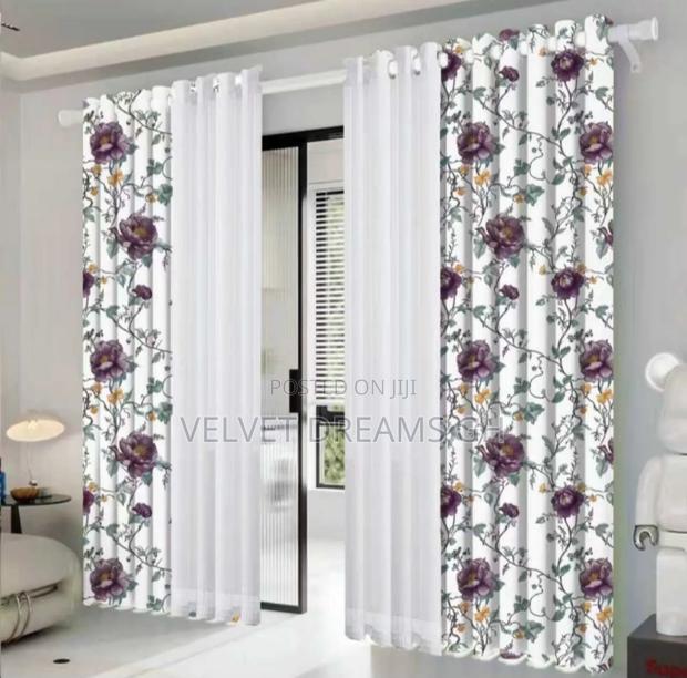 4pcs Curtain Set Beauty Privacy Combined photo 3