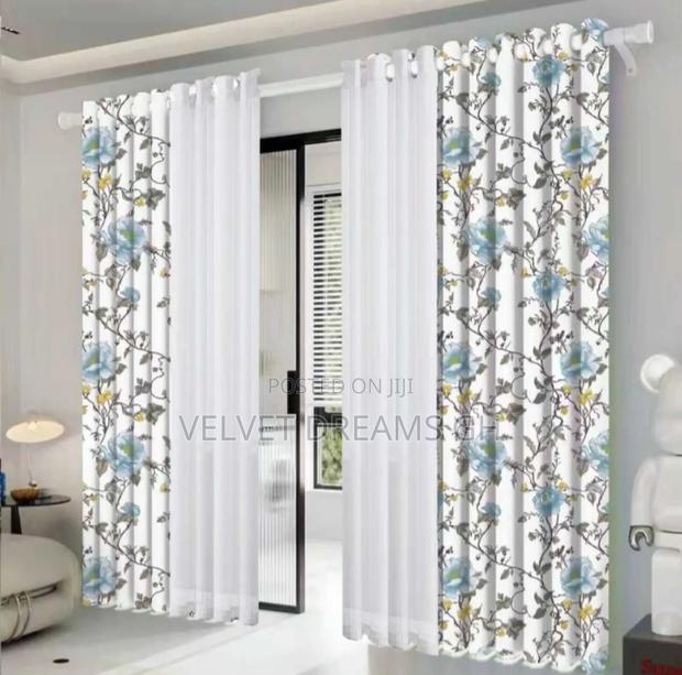 4pcs Curtain Set Beauty Privacy Combined photo 4
