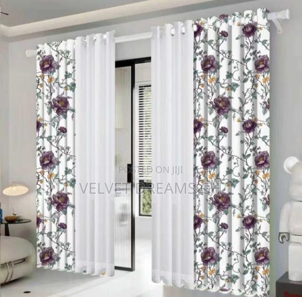 4pcs Curtain Set Beauty Privacy Combined photo 5