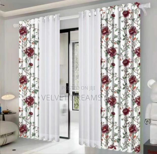 4pcs Curtain Set Beauty Privacy Combined photo 7