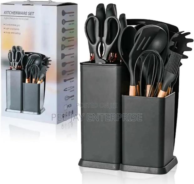 Silicone Kitchenware Utensil Set.