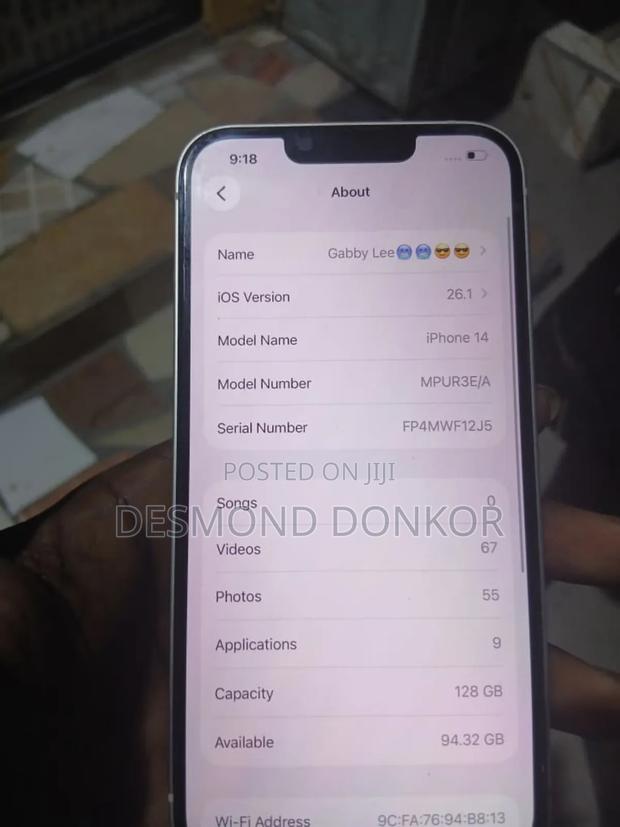 Apple iPhone 14 128 GB White