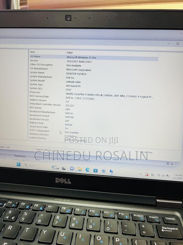 Laptop Dell Latitude 14 5480 16GB Intel Core I7 SSD 256GB photo 10