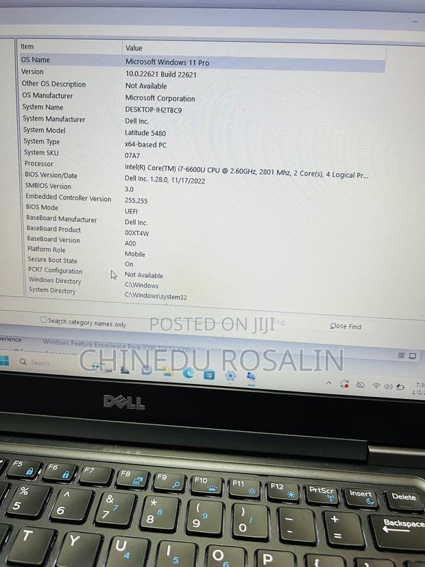 Laptop Dell Latitude 14 5480 16GB Intel Core I7 SSD 256GB photo 9