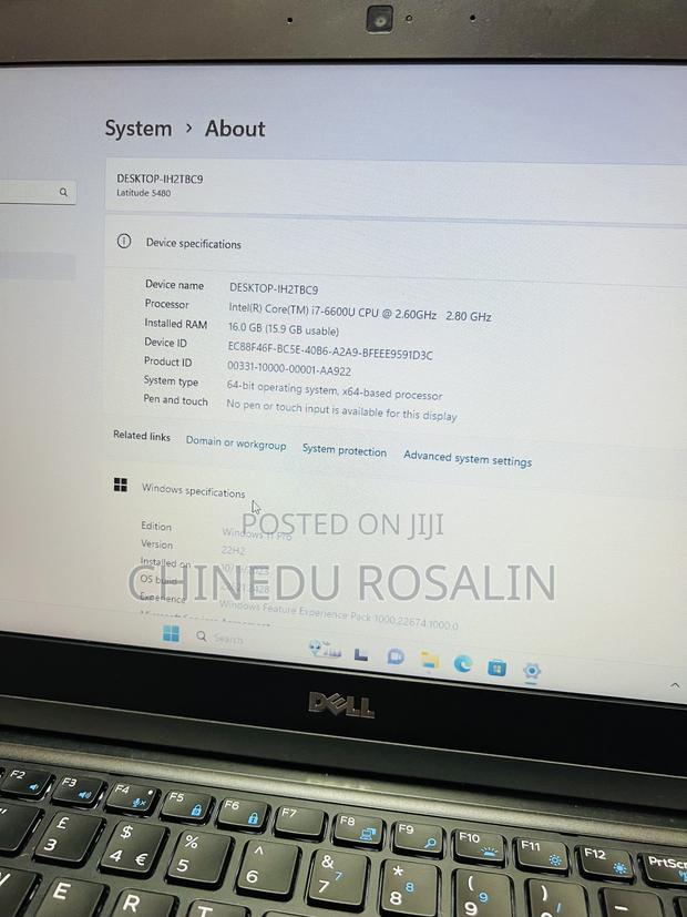 Laptop Dell Latitude 14 5480 16GB Intel Core I7 SSD 256GB photo 8