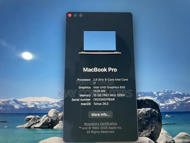Laptop Apple MacBook Pro 2019 16GB Intel Core i7 SSD 512GB photo 7