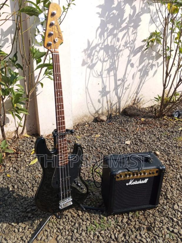 Lennard Vintage Jb300 Guitar Marshall 15mg CDR Bass Combo photo 3