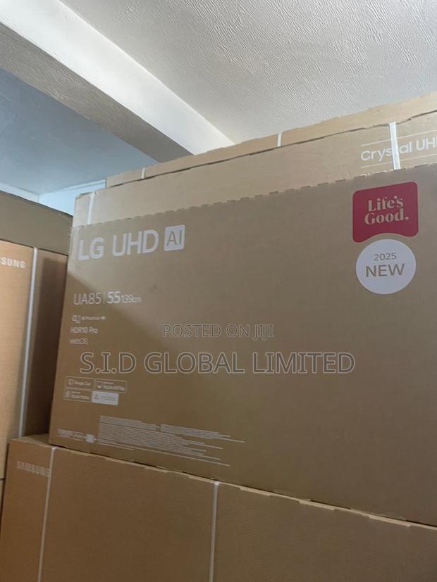 Lg 55" Ua85: Powered By The Α7 Ai Processor Gen8 For Picture And Sound