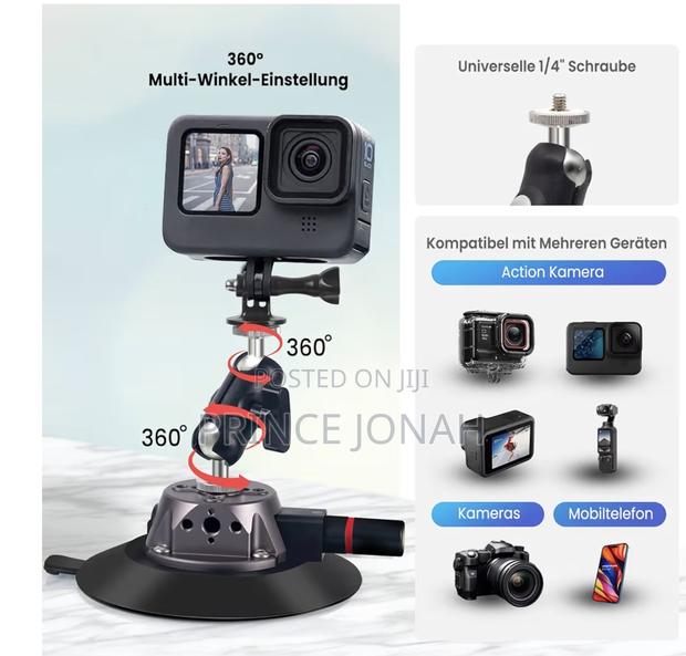 Camera Suction Cup With Ball Head Magic Arm Camera Car Mount photo 2