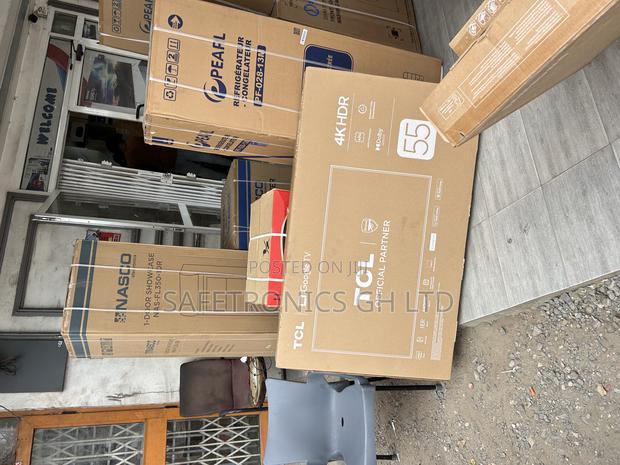 TCL Edgeless Design 55 Inch Uhd Smart Android Tv