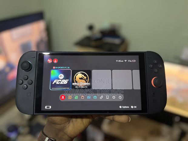 Nintendo Switch 2 With Ea Fc 26 Cartridge and Mk 11 Installed
