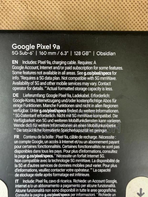 New Google Pixel 9a 128 GB Black · Photo 4