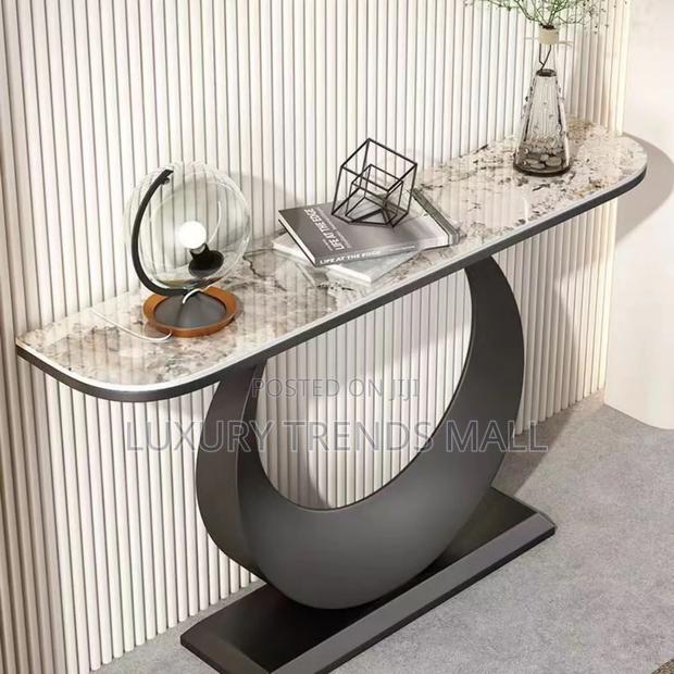 Luxury Modern Marble Console Table photo 3
