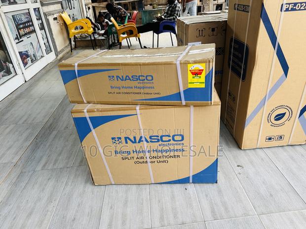 Get a New Nasco Split R410 Gas 1.5hp Air Conditioner White
