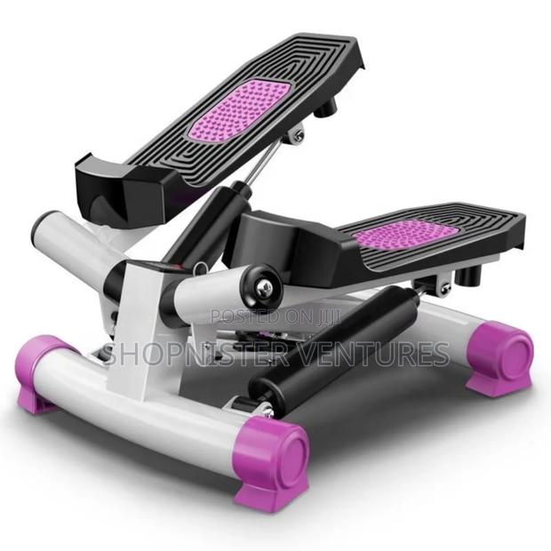 Stepper Fitness Trainer With Resistance Band Led Display Screen photo 2