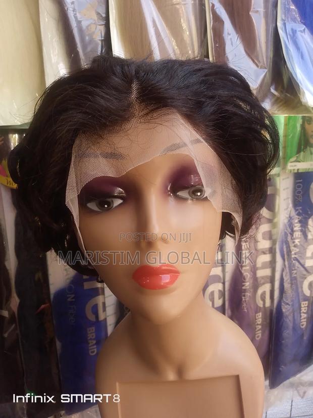 13 by 4 Human Hair Color 1b photo 2