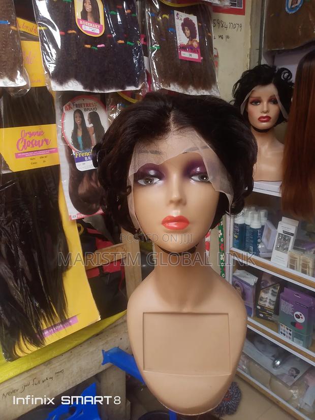 13 by 4 Human Hair Color 1b photo 3