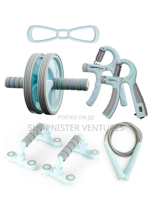 5-in-1 Fitness Equipment Set For Home 2 Adjustable Grip Strength