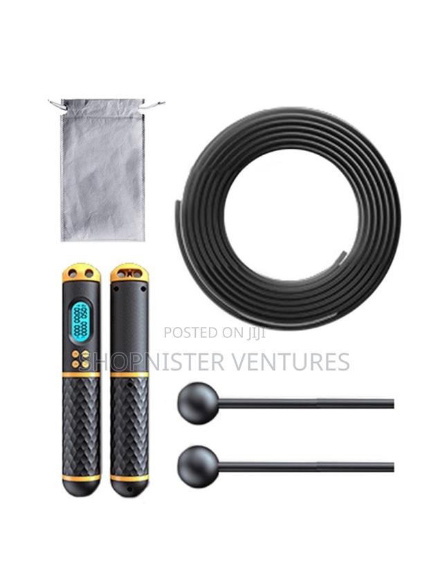 2-in-1 3m Digital Cordless Skipping Rope Counter With Non-Slip Handle photo 2