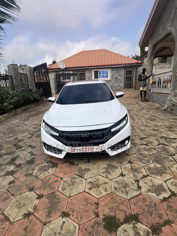 Honda Civic EX-L Coupe 2018 White photo 2