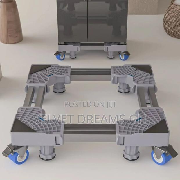 Adjustable Fridge Washing Machine Stand – Strong Durable