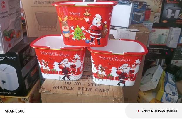 Christmas Themed Plastic Basket photo 5