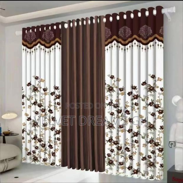 3-in-1 Curtains Voile, Design Sunblock