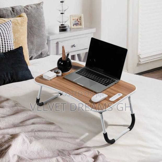 Multifunctional Foldable Laptop/Cofe Stand Breakfast Tray Standing Des photo 3
